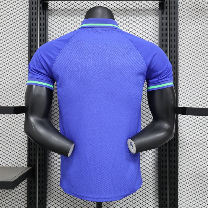 Player Version 2025 Brazil Blue Special Edition Soccer Jersey Brasil Football Shirt