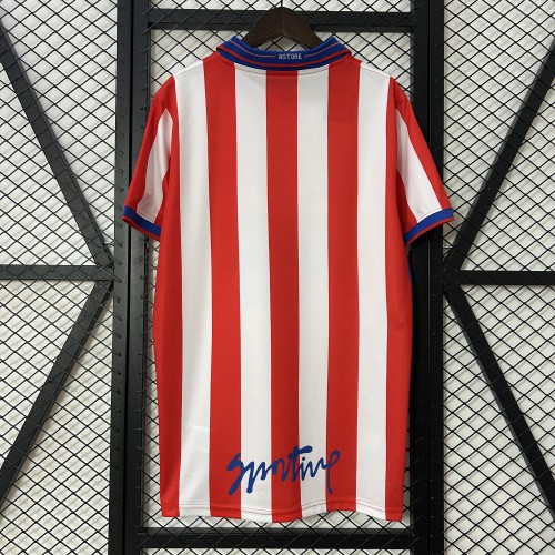 Retro Jersey 2001-2002 Sporting Gijon Home Soccer Jersey Vintage Football Shirt