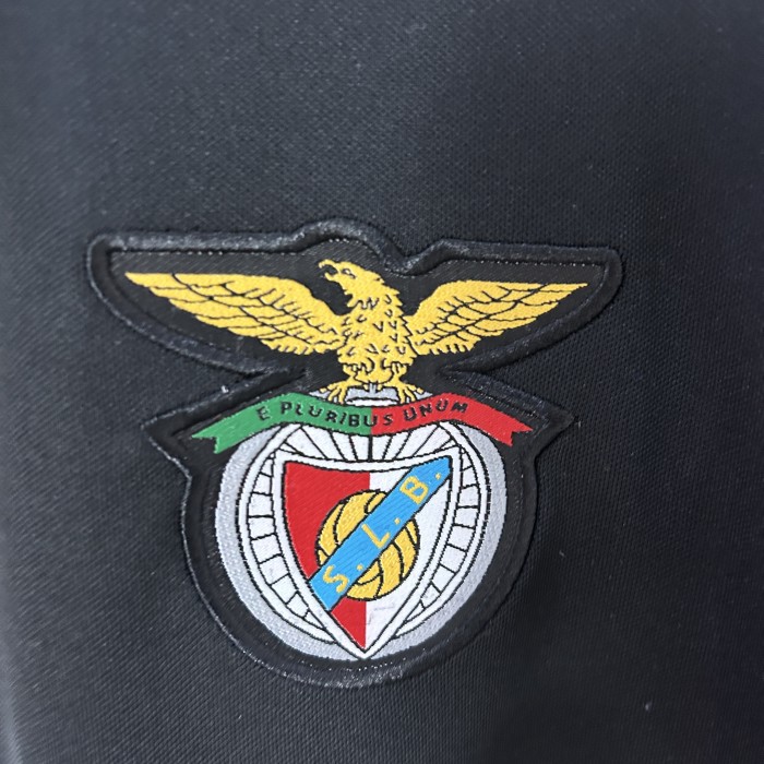 Retro Jersey 2002-2003 SL Benfica Away Black Soccer Jersey Vintage Football Shirt