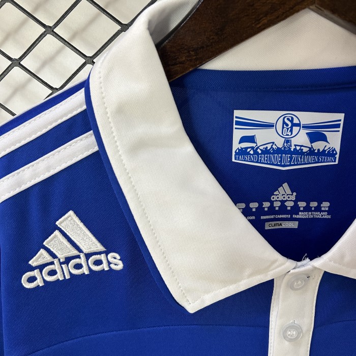 Retro Jersey 2010-2011 Schalke 04 Home Soccer Jersey Vintage Football Shirt