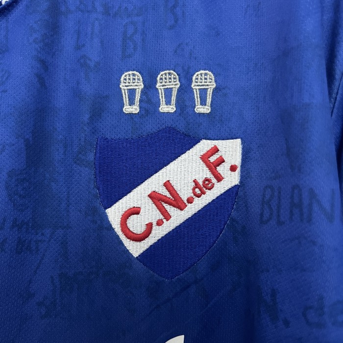 Fans Version 2024- 2025 Club Nacional de Football Blue Soccer Jersey Football Shirt