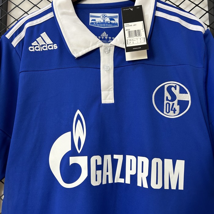 Retro Jersey 2010-2011 Schalke 04 Home Soccer Jersey Vintage Football Shirt
