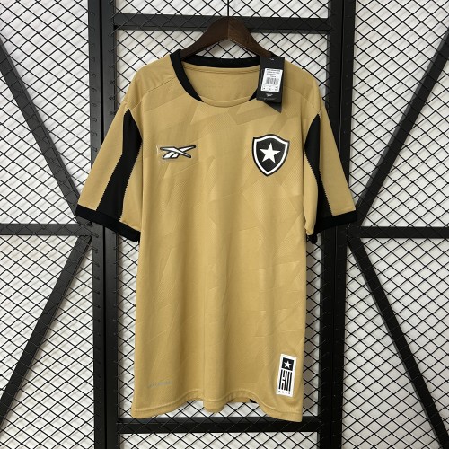 Fan Version 2024-2025 Botafogo Gold Goalkeeper Soccer Jersey Football Shirt