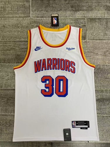 2025 Warriors 30 CURRY NBA Jersey White Basketball Shirt