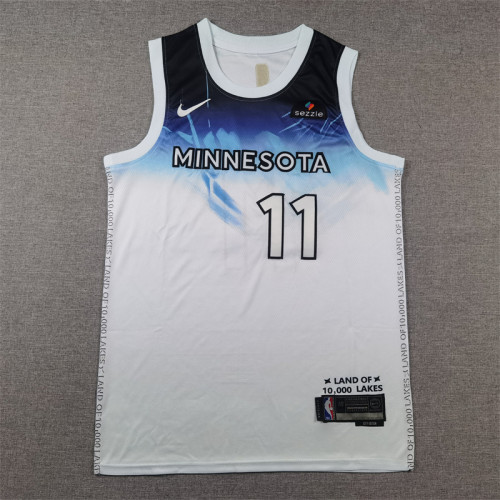 2025 City Edition Minnesota Timberwolves 11 REID White NBA Jersey Basketball Shirt