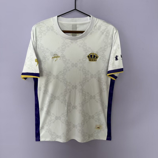 Comma Kit 2024-2025 Real Madrid White/Borland Soccer Jersey Real Football Shirt