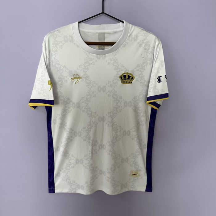 Comma Kit 2024-2025 Real Madrid White/Borland Soccer Jersey Real Football Shirt