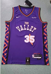 2025 City Edition Phoenix Suns 35 DURANT Purple NBA Jersey Basketball Shirt