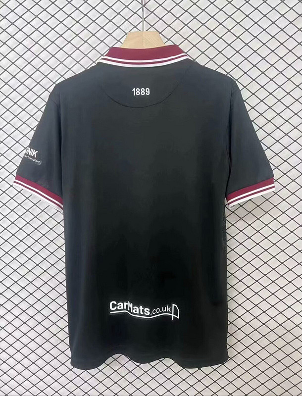 without Sponor Logo Fan Version 2024-2025 Sheffield United Black Goalkeeper Soccer Jersey Football Shirt