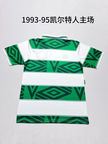 Retro Jersey 1993-1995 Celtic Home Soccer Jersey Celtics Vintage Football Shirt