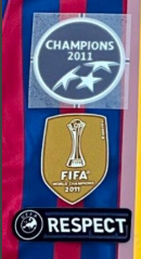 Champions 2011 Badge FIFA 2011 Gold Patch Respect Badge