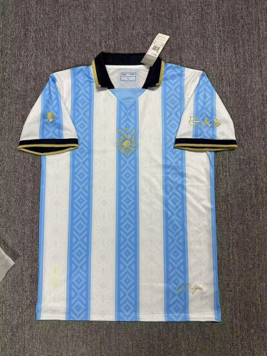 Comma Kit Argentina 2024 Soccer Jersey Football Shirt
