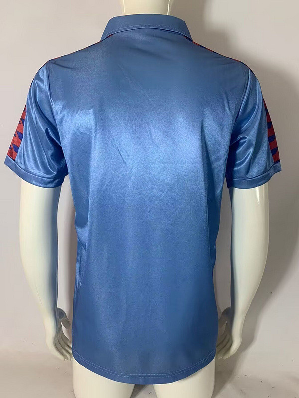 Retro Jersey 1985-1991 Barcelona Away Blue Soccer Jersey Vintage Football Shirt