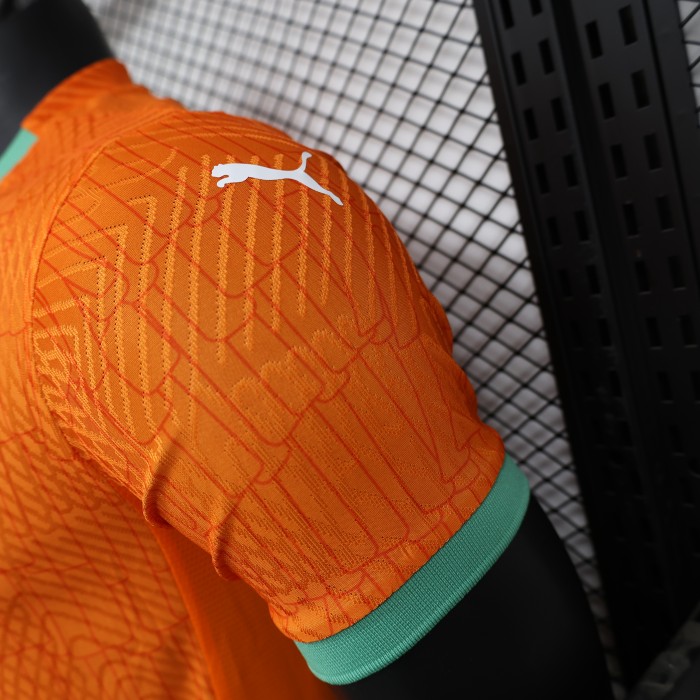2025 Player Version Ivory Coast Orange/Blue Football Shirt Côte d'Ivoire Soccer Jersey