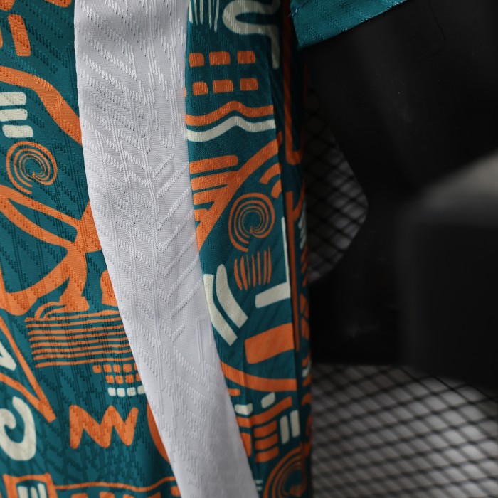 2025 Player Version Ivory Coast Blue Football Pre-match Shirt Côte d'Ivoire Soccer Training Jersey