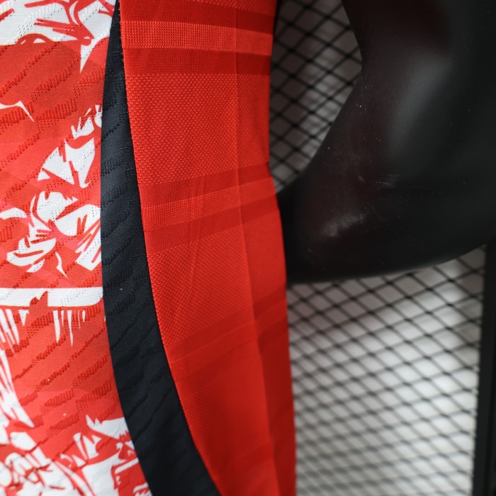 Player Version Japan 2024 Red/White Comic Version Soccer Jersey Football Shirt
