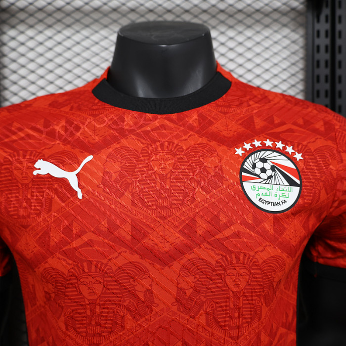 Player Version 2025 Egypt Home Soccer Jersey Football Shirt