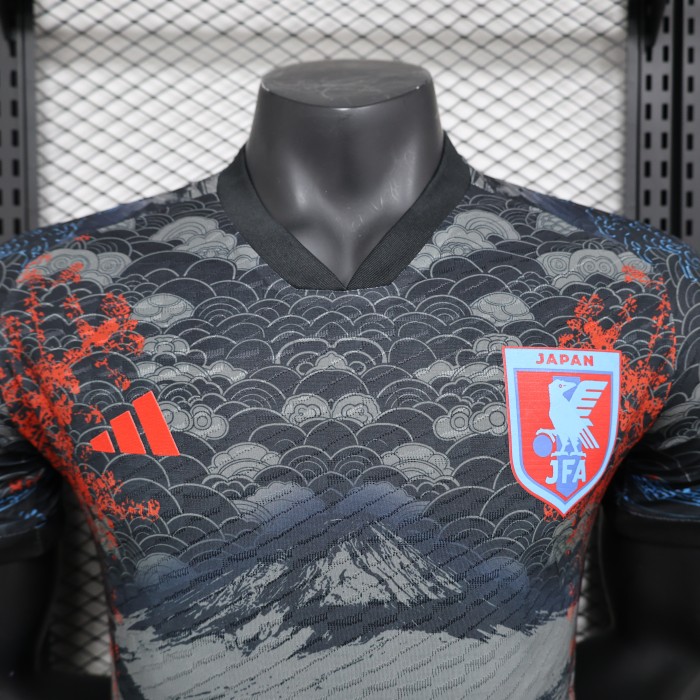Player Version Japan 2024 Grey Comic Version Soccer Jersey Football Shirt