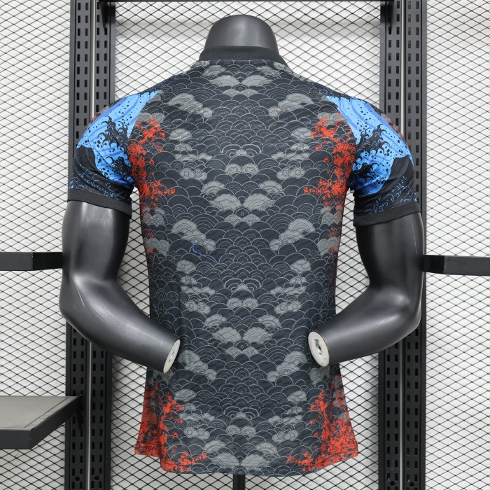 Player Version Japan 2024 Grey Comic Version Soccer Jersey Football Shirt