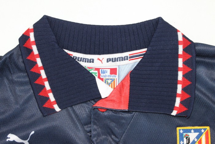 Retro Jersey 1997-1998 Atletico Madrid PANTIC 10 Away Soccer Jersey Vintage Football Shirt