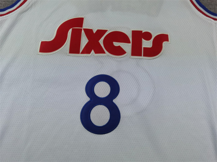 2025 City Edition Philadelphia 76ers 8 GEORGE White NBA Jersey Basketball Shirt