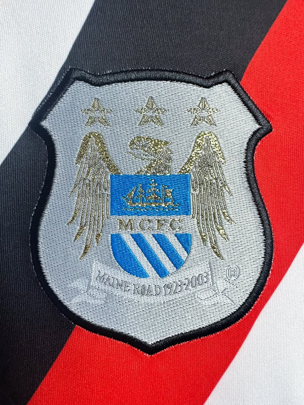 Retro Jersey 2002-2003 Manchester City Away White Soccer Jersey Vintage Man City Football Shirt