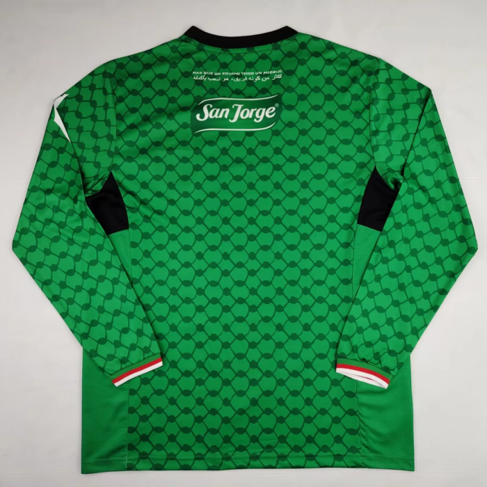 Long Sleeve 2024-2025 Palestine Green Soccer Jersey FC Palestina Football Shirt