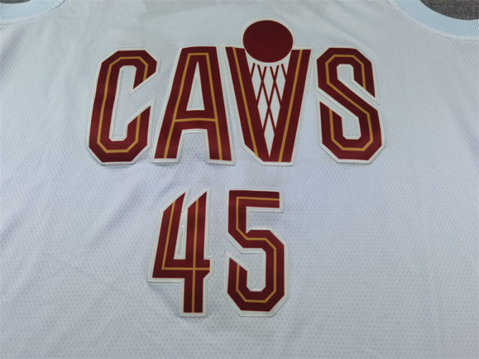 Cleveland Cavaliers 45 MITCHELL White NBA Jersey Basketball Shirt