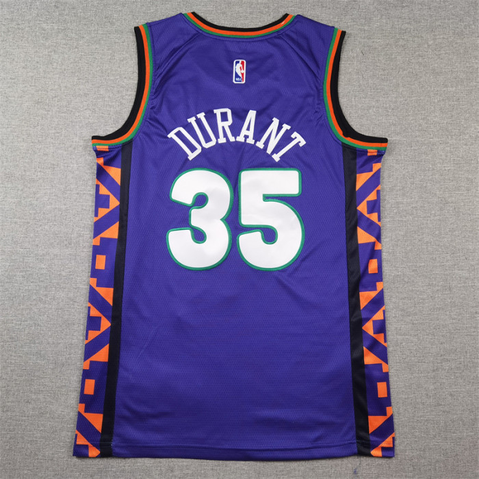 2025 City Edition Phoenix Suns 35 DURANT Purple NBA Jersey Basketball Shirt