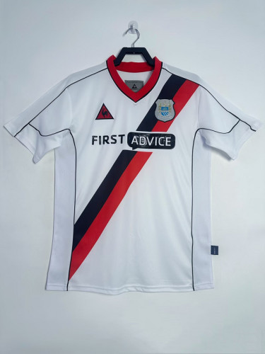 Retro Jersey 2002-2003 Manchester City Away White Soccer Jersey Vintage Man City Football Shirt