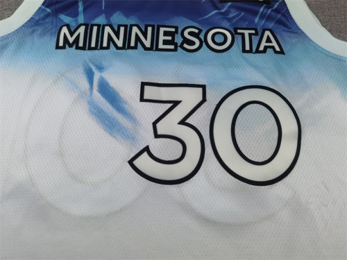 2025 City Edition Minnesota Timberwolves 30 RANDLE White NBA Jersey Basketball Shirt