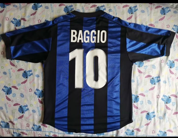 Retro Jersey 1999-2000 Inter Milan BAGGIO 10 Home Blue Soccer Jersey Vintage Football Shirt