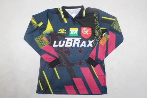 Long Sleeve Retro Jersey 1997 Flamengo Colorful Goalkeeper Soccer Jersey Vintage Football Shirt