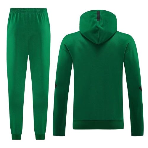 AD Blank Soccer Training Jacket with Caps Tracksuit Football Hoody Pant Hoodie
