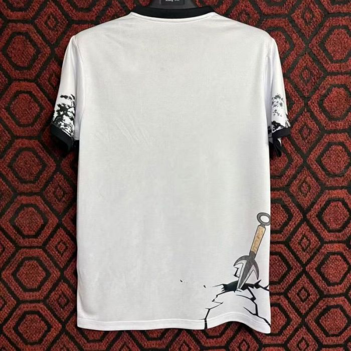 Fan Version Japan 2024 White Comic Soccer Jersey Football Shirt