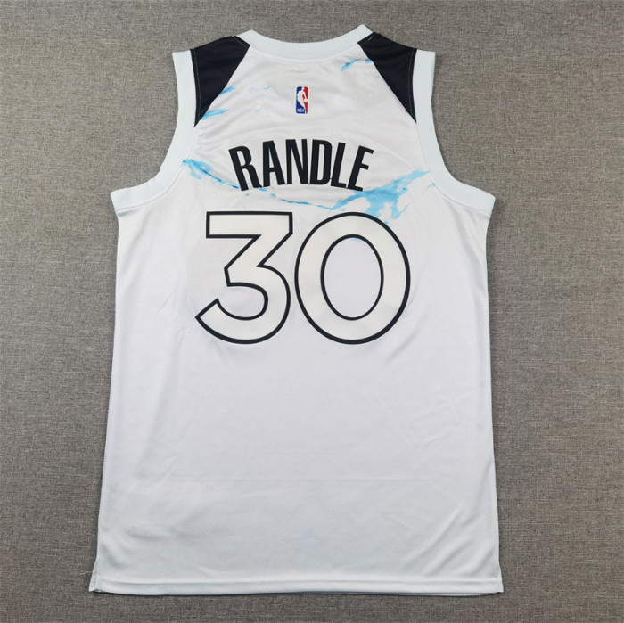 2025 City Edition Minnesota Timberwolves 30 RANDLE White NBA Jersey Basketball Shirt