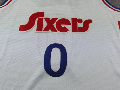 2025 City Edition Philadelphia 76ers 0 MAXEY White NBA Jersey Basketball Shirt