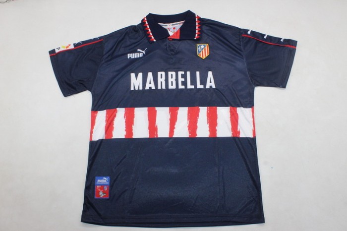 Retro Jersey 1997-1998 Atletico Madrid PANTIC 10 Away Soccer Jersey Vintage Football Shirt