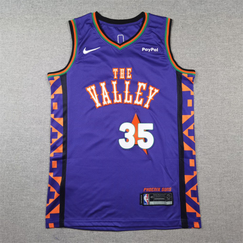 2025 City Edition Phoenix Suns 35 DURANT Purple NBA Jersey Basketball Shirt