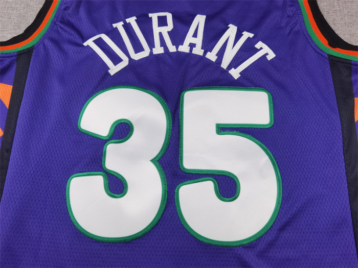 2025 City Edition Phoenix Suns 35 DURANT Purple NBA Jersey Basketball Shirt