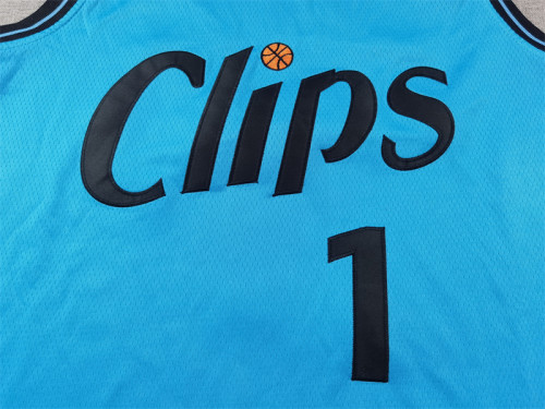 2025 City Edition New Los Angeles Clippers 1 HARDEN Blue NBA Jersey Basketball Shirt