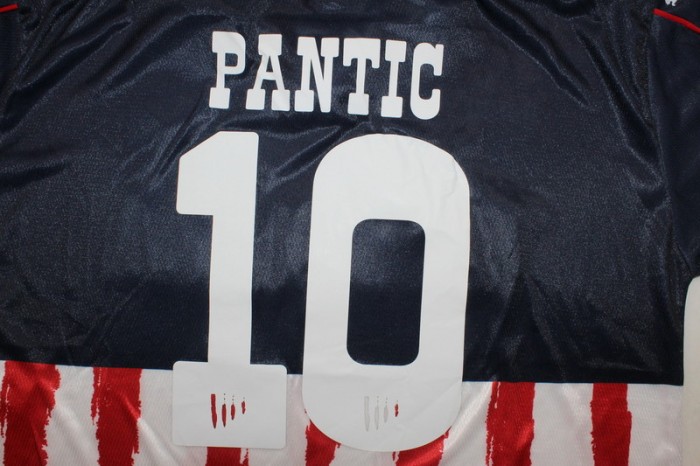 Retro Jersey 1997-1998 Atletico Madrid PANTIC 10 Away Soccer Jersey Vintage Football Shirt