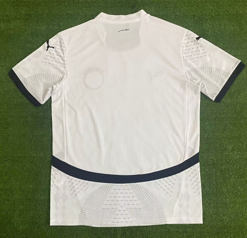 Fan Version 2025 Egypt Away White Soccer Jersey Football Shirt
