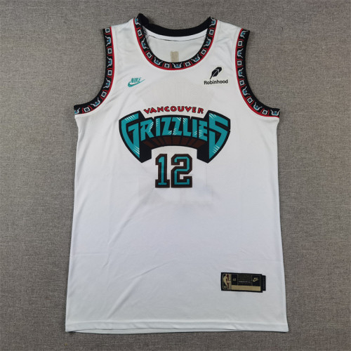 2025 Memphis Grizzlies 12 MORANT White NBA Jersey Basketball Shirt
