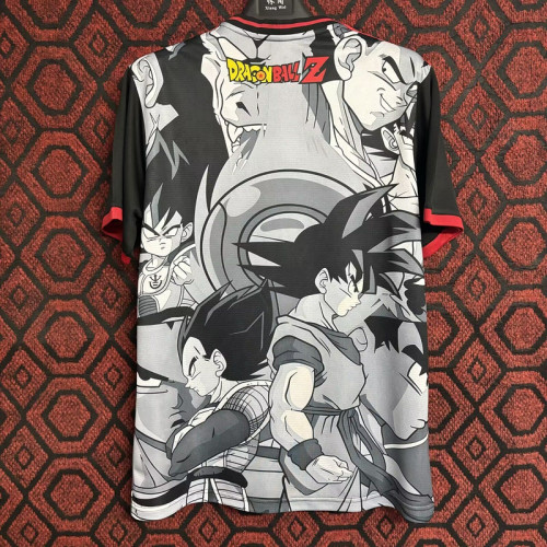 Fan Version Japan 2024 Black/White Comic Soccer Jersey Football Shirt