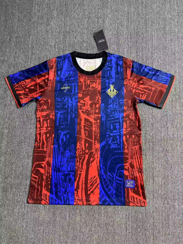Comma Kit Barcelona X Uruguay 2025 Blue/Red Soccer Jersey Football Top