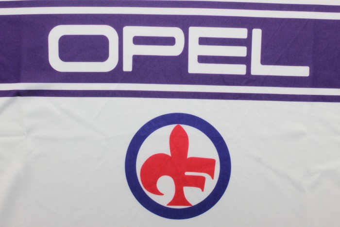 Retro Jersey 1984-1985 Fiorentina Away White Soccer Jersey Vintage Football Shirt