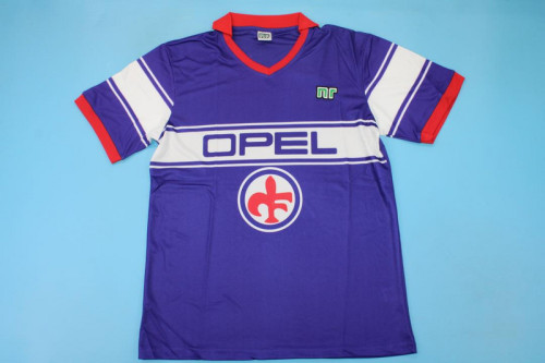 Retro Jersey 1984-1985 Fiorentina Home Soccer Jersey Vintage Football Shirt