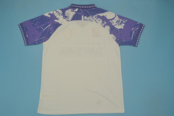 Retro Jersey 1994-1995 Fiorentina Away White Soccer Jersey Vintage Football Shirt