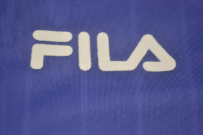 with Serie A Patch Retro Jersey 1997-1998 Fiorentina Home Soccer Jersey Vintage Football Shirt